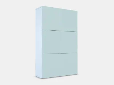 BESTA Storage combination with doors 35 Low-poly 3D model