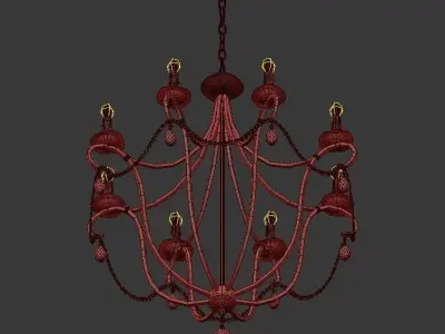 Crystal Lights Chandelier 3D model