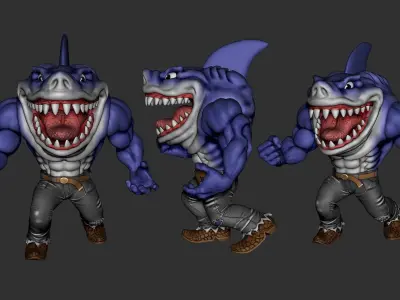 Street Sharks 3D print model