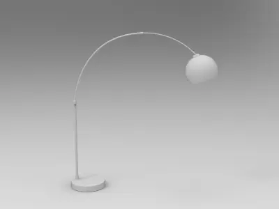 costume floor lamp 3d model 3D model
