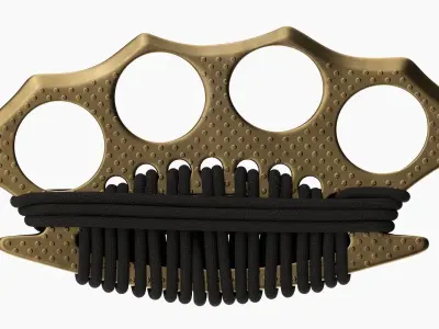 Knuckle with cord 3D model