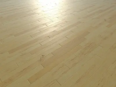 Wood Floor - Parquet Low-poly 3D model