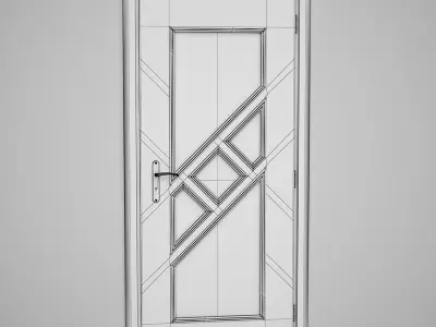 CGAxis Door 3D model get