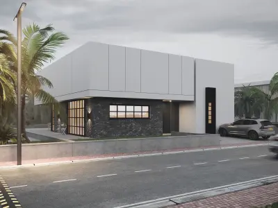 Modern house 06 Israel 3D model