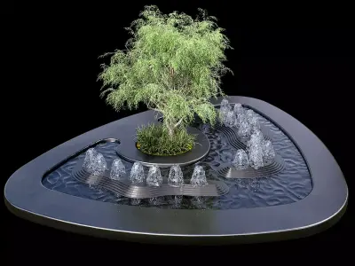 WATERFALL FOUNTAIN CASCADE  NO22 A 3D model