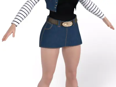 ANDROID 18 Dragon Ball Z  3D model
