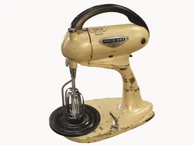 Old Vintage Hamilton Beach Model G Stand Mixer Low-poly 3D model
