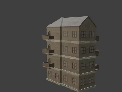 House Model 58 Low-poly 3D model