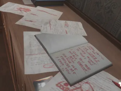 Abandoned Horror Mansion Interior Low-poly 3D model