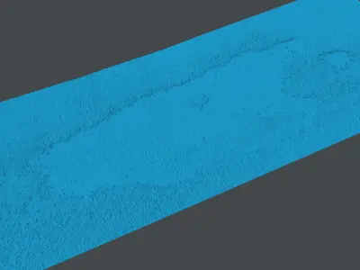 Roadbump03 puddle 3D model