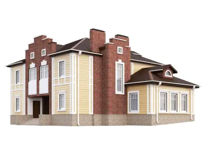 Cottage house 3D model