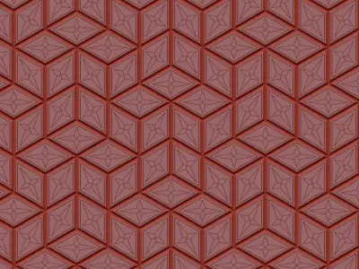 paving stones complicated 3D model