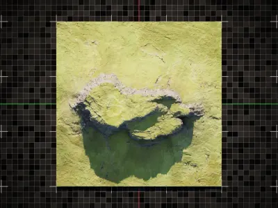 Iceland Mountain 1 3D model