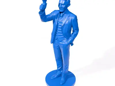 Nikola Tesla 3D print model