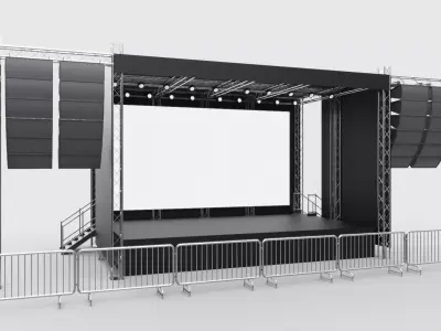 Concert Stage 1 3D model