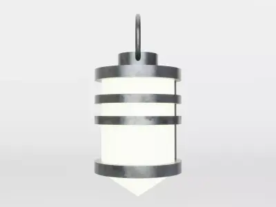 Modern Hanging Lamp Low Poly 3D Model Low-poly 3D model