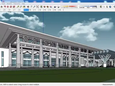 Sketchup Airport 21 3D model