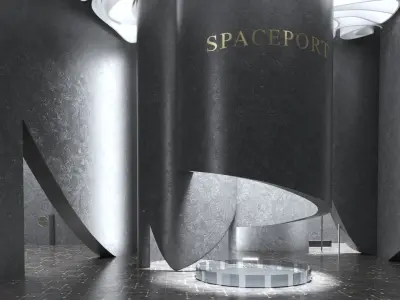 Concept hall inteiror 01 3D model