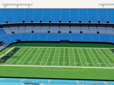 Bank of America Stadium - Charlotte Panthers USA 3D model