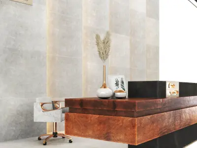 Reception04 reception desk 3D model