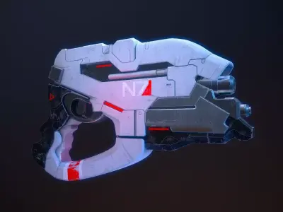 N7 Eagle Mass Effect 3D model