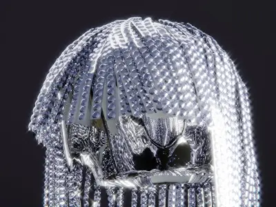 Diamond Wig 3D model