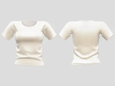 Metallic Padded Jacket Top Pants Boots Neck Tie Outfit Low-poly 3D model