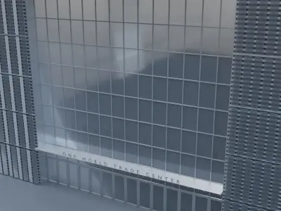 One World Trade Center Detailed Skyscraper 3D Model 3D model