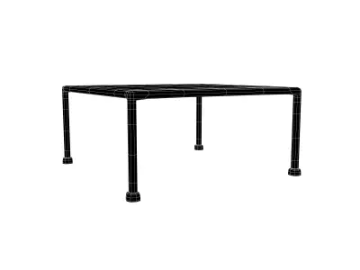 Dining Table v1 002 Free low-poly 3D model