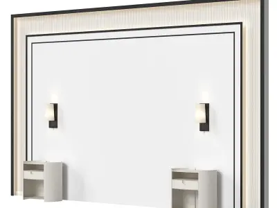 Headboard 039 3D model