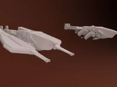 28mm Military Drones Kit 3D print model