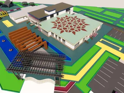Revit building Free 3D model