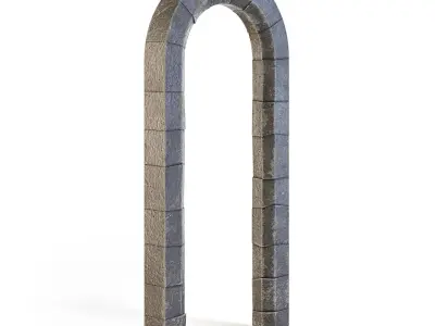 Dungeon Stone Arch 3D model
