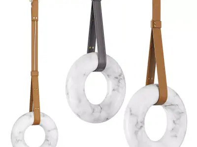 Oslo Pendant Light A style 3D model