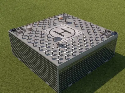 Communications Building  3D model