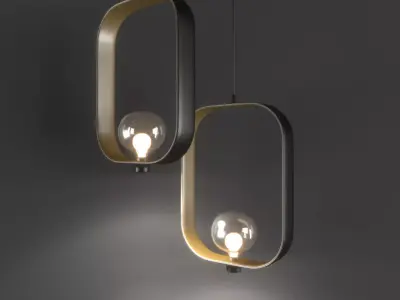 pendant lamp DLSS 9990P 3D model