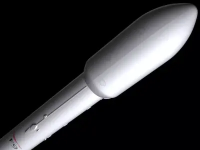 Falcon 9  Non Reusable 3D model
