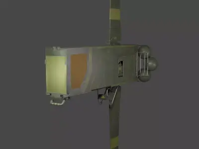 Star Cargo Ship Low-poly 3D model