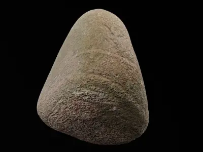 Realistic Rock 3D model