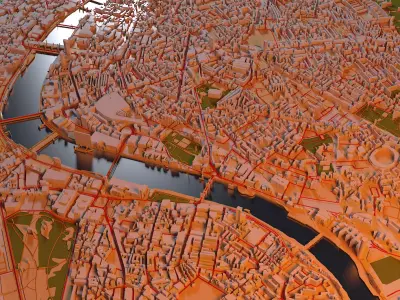 London 3D Map 3D model