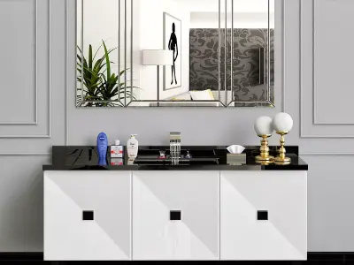 Vanity Units Jetset 3 Doors 3D model