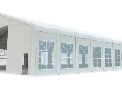 Party or storage tent 15x30m 3D model