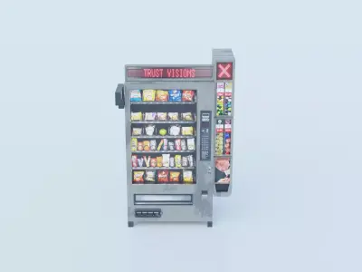 Food vending machine 3D model