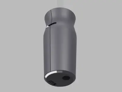 Disaster prevention umbrella handle Free 3D model