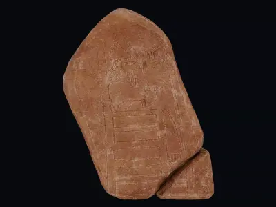 Kizildag - Hartapu Monument Low-poly 3D model