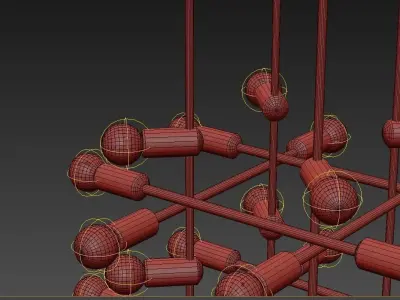 Arteriors Haskell Chandelier 3D model