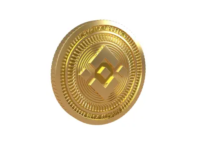 Binance Coin v4 001 3D model