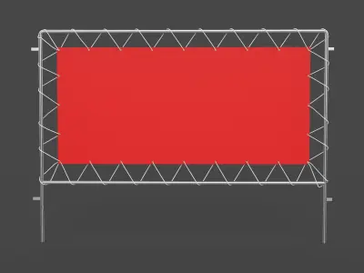 Advertising Banner 3D model