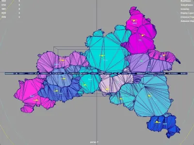 Eastern Anatolia Region  Turkey map region geography political 3D model