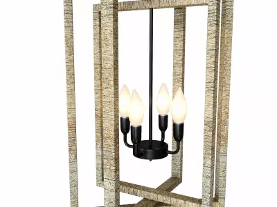 Ashley Lamps and Lighting Anakin Pendant Lamp 3D model